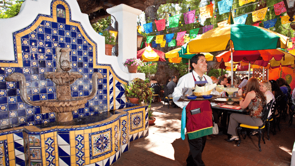 Casa Guadalajara old town San Diego patio, Fountain