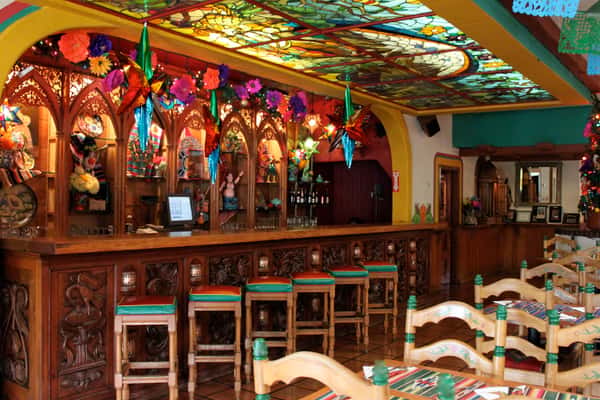Casa Guadalajara Restaurant gorgeous hacienda style atmosphere, beautiful patios and lively cantina.