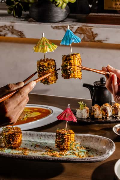 Grilled Thai Street Sweet Corn