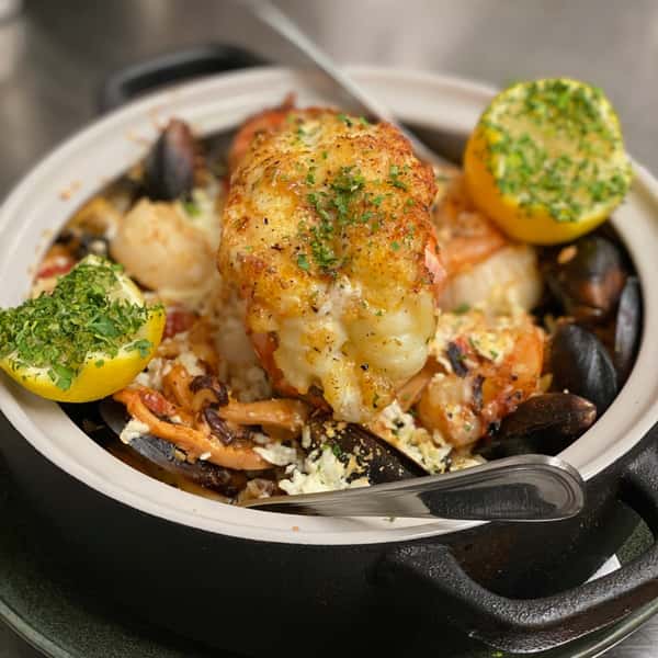 Taverna Evia's Ultimate Lobster Paella