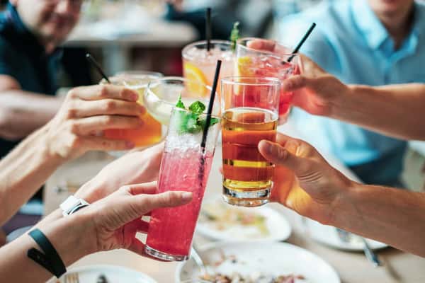 cocktails happy hour