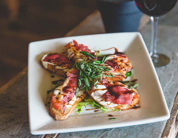 crostini di prosciutto