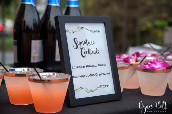 signature cocktails for catering