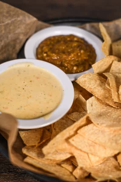 Chips-Salsa and Queso
