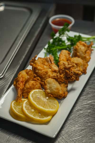 jumbo hand batter shrimp
