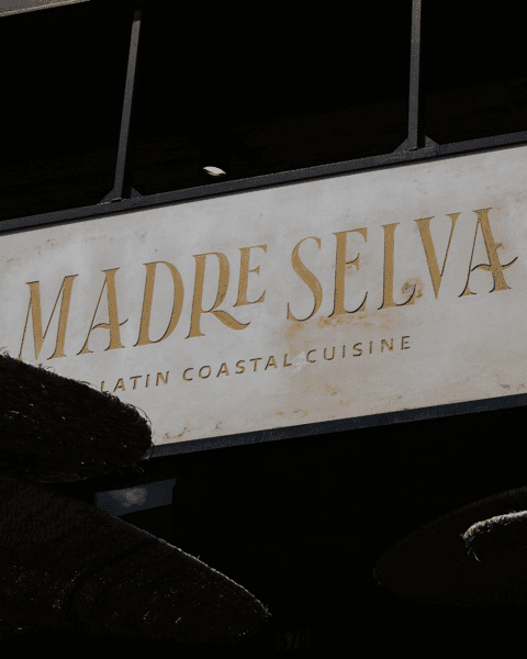madre selva entrance sign