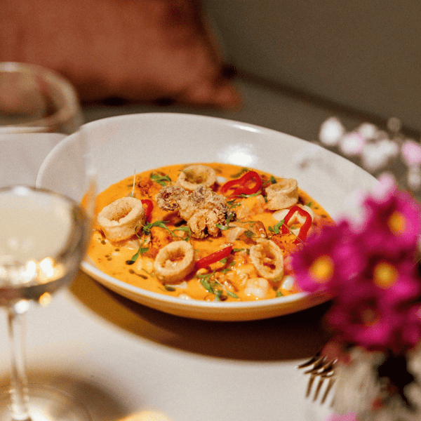 ceviche table setting