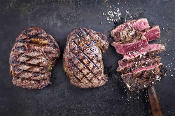 3 steaks, one cut