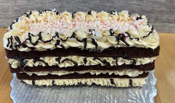 Chocolate Peppermint Layered Cake