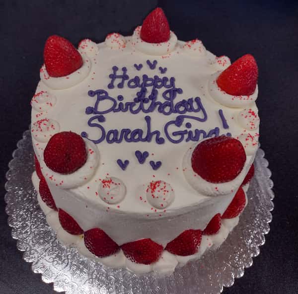 Strawberry Birthday Cake