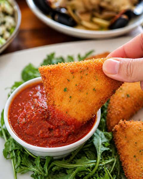 Fried Mozzarella Wedges