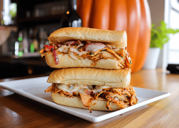 Spicy Chicken Sausage Sandwich