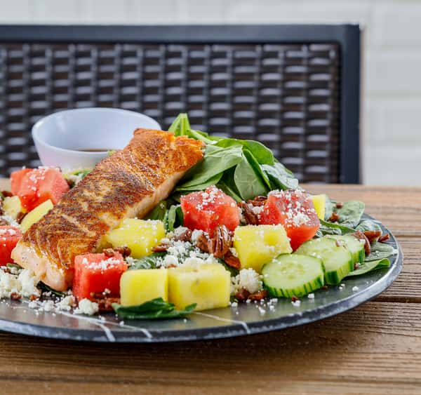 SALMON SPINACH SALAD