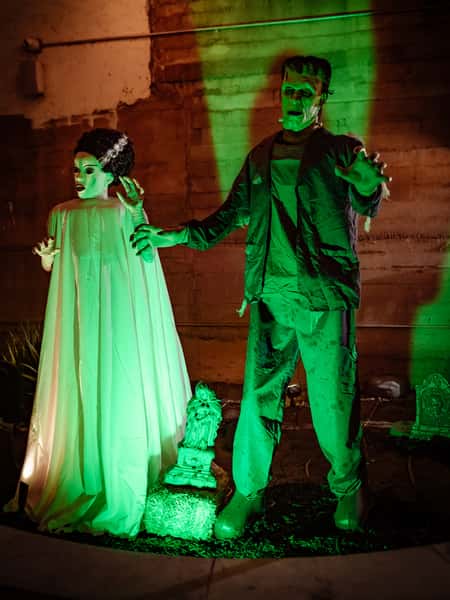 The happy couple is waiting for you. 💚

They’ve been standing out on our patio all week waiting for someone to come say hi. Please don’t make this awkward.

Our CREATURE FEATURE Halloween pop-up is in full swing! All October long, we’re celebrating classic movie monsters and old Hollywood horror with six specialty cocktails, spooky decor inspired by vintage movie theaters, and a whole lot of familiar faces lurking around the bar.

Every Tuesday, we’re dropping a new limited-edition collectible postcard featuring one of our Creature Feature cocktails. Order that week’s featured drink and get a postcard while supplies last!

And remember, all six cocktails are available every day throughout October, so come check out the menu, explore the decor, and say hello to the newlyweds.

📍 Club 616 | Downtown Santa Ana
🎬 Now showing through October 31.