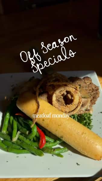 Yeah we’re gonna need you to cancel your dinner plans. Off-season specials are officially an everyday thing at Mulligan’s.

Monday — Meatloaf Monday
Tuesday — Chef’s Lasagna
Wednesday — Chef Cedric’s Famous Fried Chicken
Thursday — Fried Oyster Dinner
Friday — Flounder Fish Fry
Game Day — Shepherd’s Pie + Hot Honey Wings

Plus Rice Bowls + Bread Pudding every single day.

Pick your day. Or become a regular. We support both.