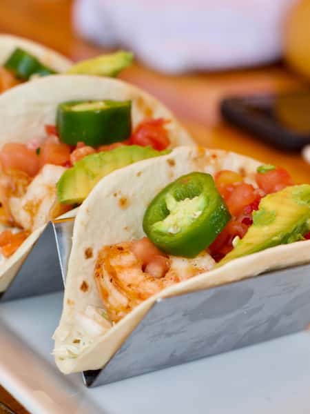 These aren’t your average shrimp tacos🦐🌮
Sweet, spicy, packed with flavor, and made for long lunches, sunset dinners, and everything in between. Come see what everyone’s ordering.