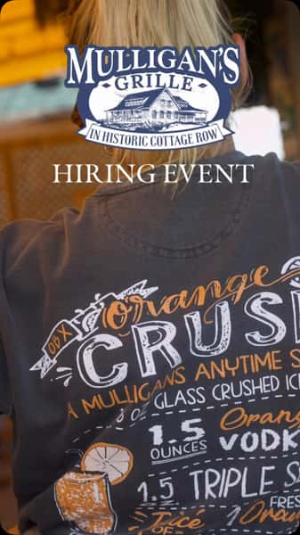 Your next job just called🍊

Our 2-DAY OPEN CALL is happening this week at Mulligan’s. Come meet us, talk jobs + see if you belong on the crew.

📍 Wednesday 9/23 | 11AM–3PM
📍 Thursday 9/24 | 3PM–6PM

We’re hiring:
Seriously good Bartenders
Dishwashers
Line Cooks
Expeditors
Hosts

Experience? Cool. No experience? Also cool. We’ll train the right people, and there’s room to move up. Just pull up, say hey + let’s talk.

Know someone looking for a new job? Send this their way.