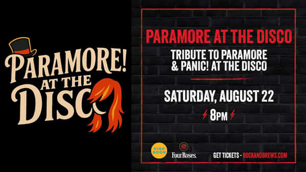 Paramore! at the Disco delivers a high-energy tribute celebrating the iconic sound of Paramore, blending pop-punk edge, emotional intensity, and anthemic hooks that defined a generation. Expect a powerful setlist of fan favorites brought to life with passion, energy, and nostalgia. Join us on Saturday, August 22 for an unforgettable night of live music.