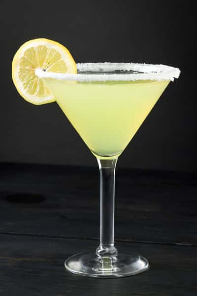 Yuzu Lemon Drop Martini
