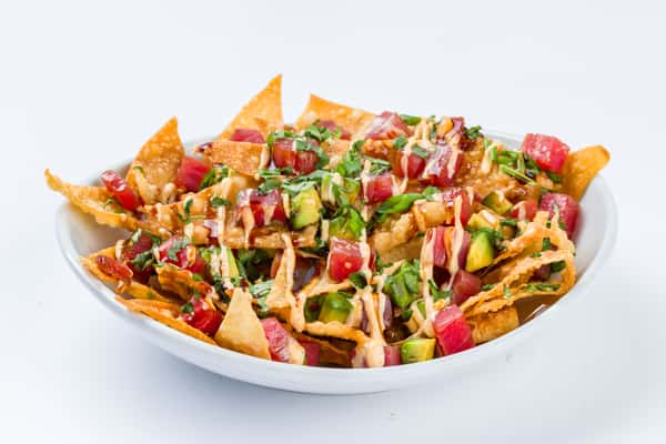 Tuna Poke Nachos