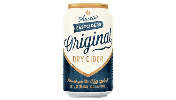 Austin Eastciders "Original" Dry Cider (5%) [12oz CAN]