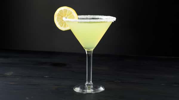 Yuzu Lemon Drop Martini
