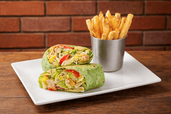 Blackened Chicken Caesar Wrap