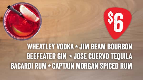 $6 Cocktails