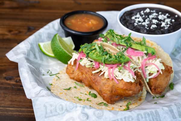 Baja Beer Battered Fish Soft Tacos