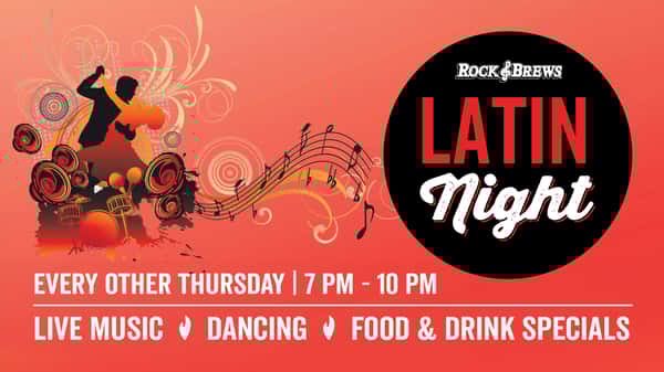 Latin Nights at Rock & Brews Oviedo Every other Thursday at 7 PM