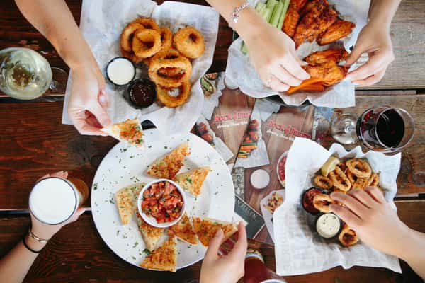 various appetizers on a table