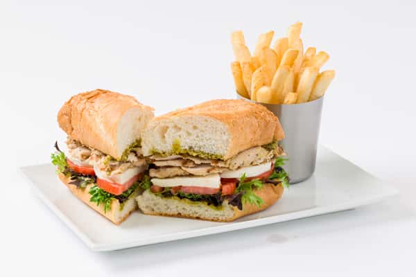 Pesto Mozzarella Grilled Chicken