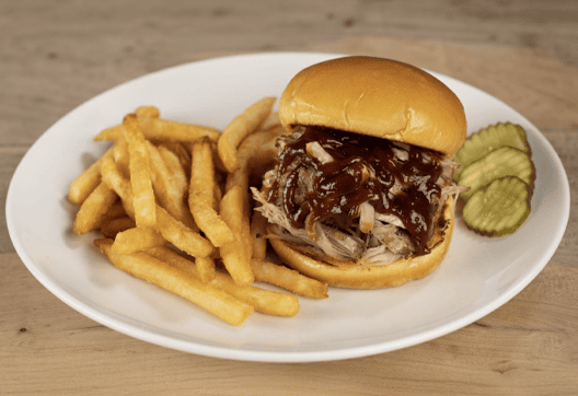 We Salute You Pulled Pork Sandwich