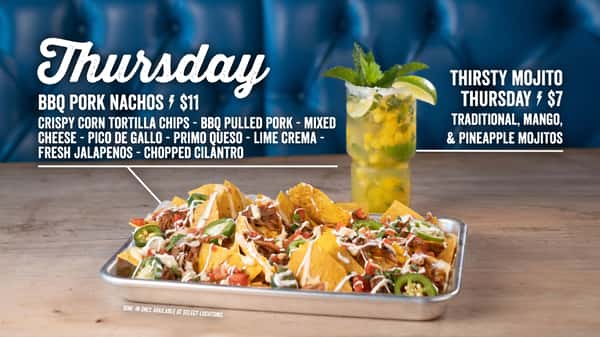 Thursday Daily Food & Drink Specials