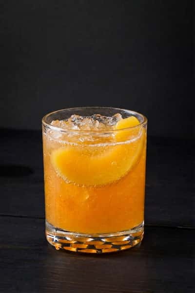 Peach Bourbon Smash