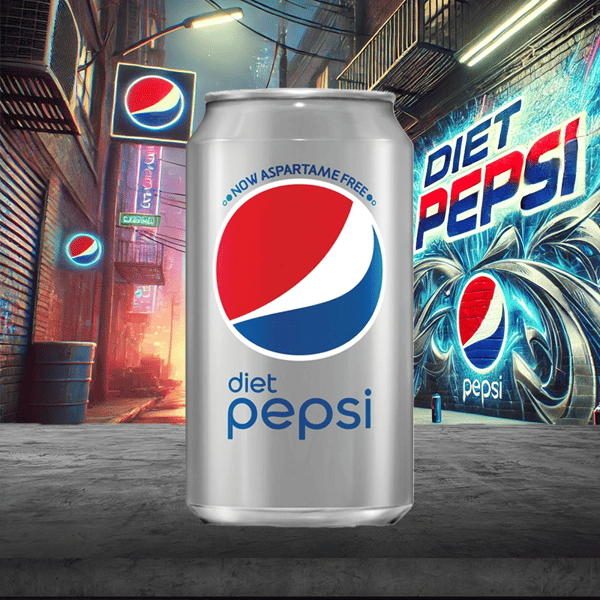 CAN DIET PEPSI