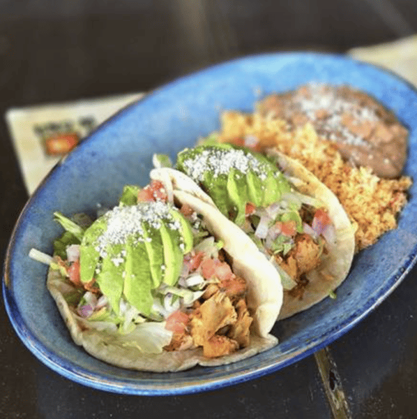 ACHIOTE CHICKEN TACOS