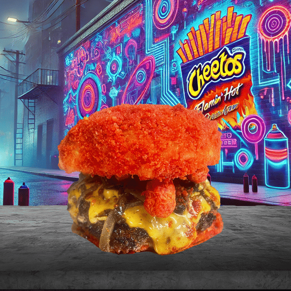 FLAMIN' HOT CHEETO SMASHBURGER