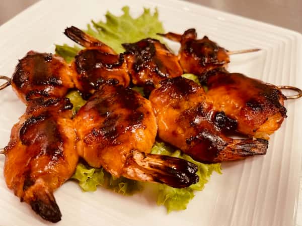 Bacon Wrapped BBQ Shrimp