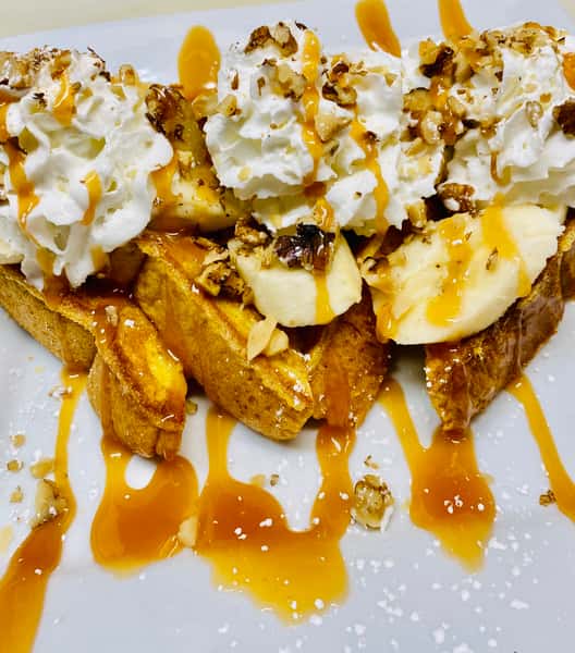 BANANA WALNUT FRENCH TOAST OR PANCAKES