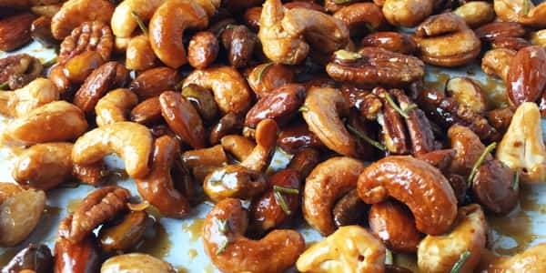Sweet & Spicy Cocktail Nuts