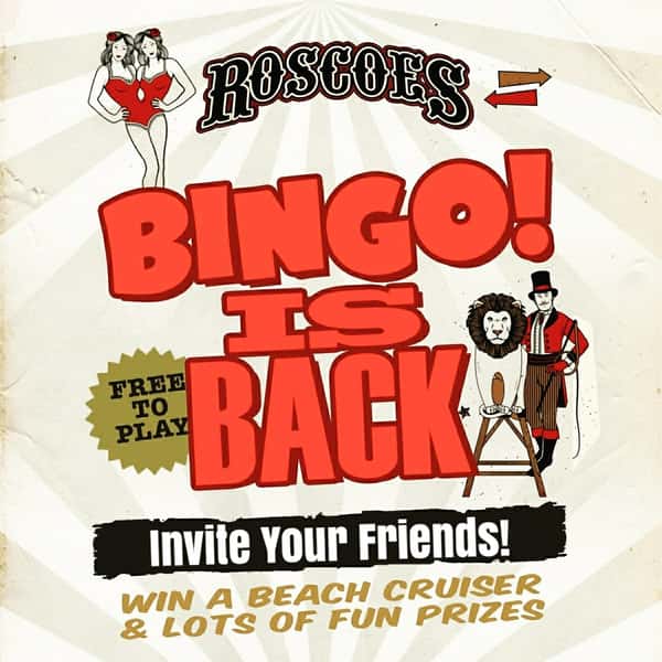 Bingo at Roscoe's!
