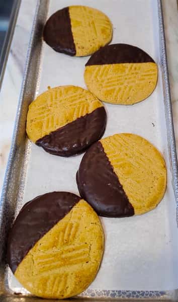 Butter Cookie Dipped in Chocolate