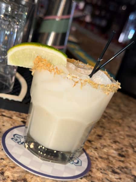coconut margarita drink