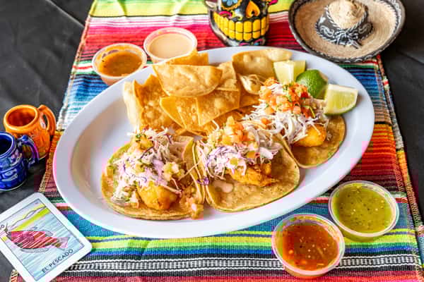 3 Baja Fish Tacos