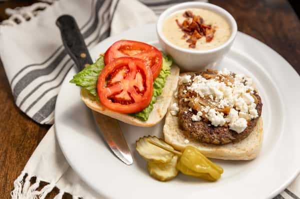 Lamb Feta Burger