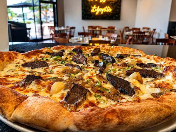 The Steak Pizza