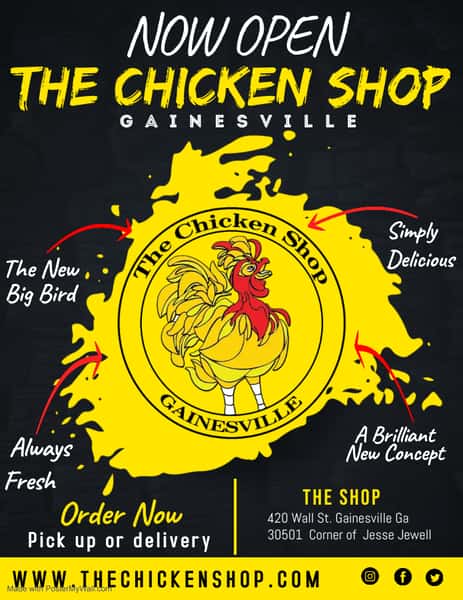 Our new chicken sandwich and wings ghost concept opening soon!