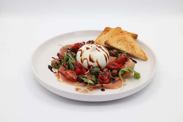 Burrata and Prosciutto