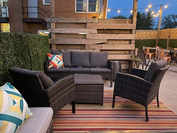 Patio seating